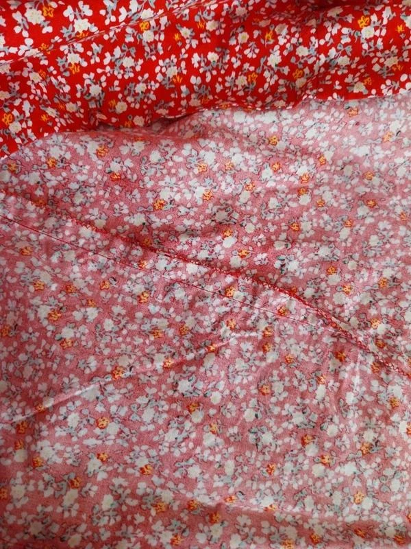 🌺 Robe fleurie artisanale en coton – Taille 46 Pièce unique 🌺 – photo 7